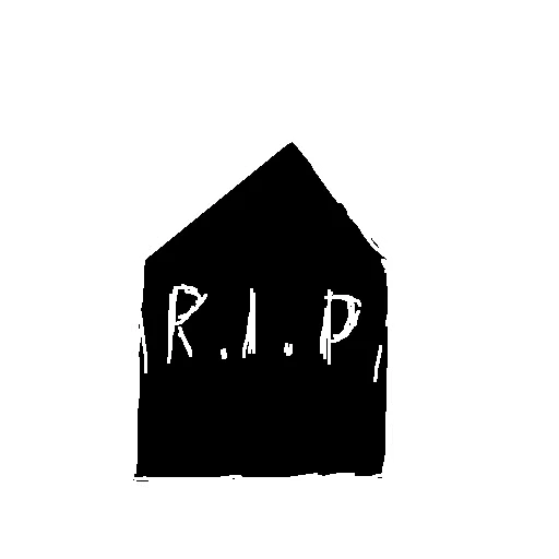 logo, poster house, rip icon, the house is where, logo house