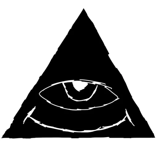 humain, pyramide oculaire, l'œil des illuminati, triangle des yeux, symbole illuminati