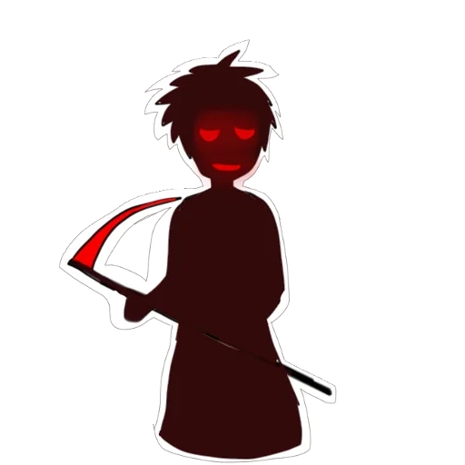 human, picture, the silhouette of the killer, anime samurai, anime characters