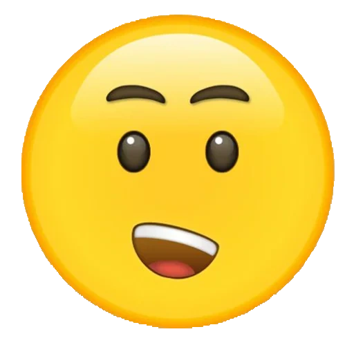 emoji, buio, emoticon divertenti, sorpresa smimik, smiley sorpreso