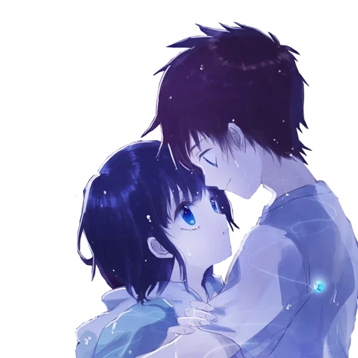 рисунок, пары аниме, nagi no asukara, аниме рендеры пары, миуна шиодоме хикари сакишима