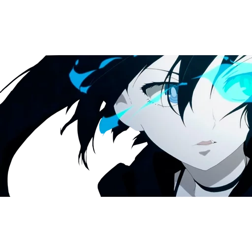 black rock shooter, black★rock shooter ова, аниме black rock shooter, black rock shooter мультсериал, стрелок черной скалы синий экзорцист