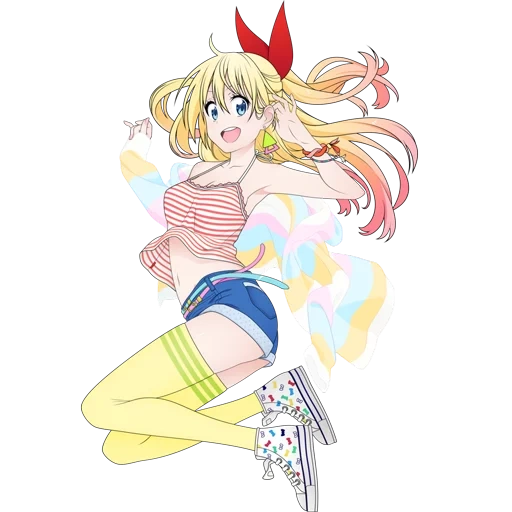 nisekoi, аниме nisekoi, читоге кирисаки, chitoge kirisaki, притворная любовь читоге кирисаки