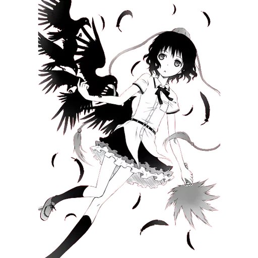 рисунок, хомура акеми, homura akemi, хомура манга, touhou aya shameimaru