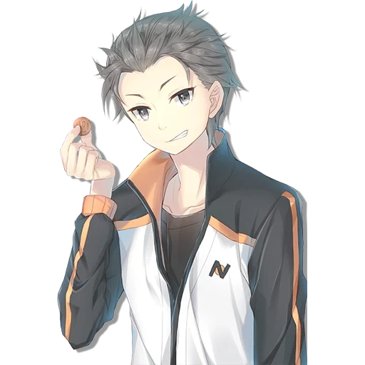 subaru natsuki, voleibol nishinoi, voleibol de la sugavara, voleibol de anime nishinoi, voleibol de anime suguavara