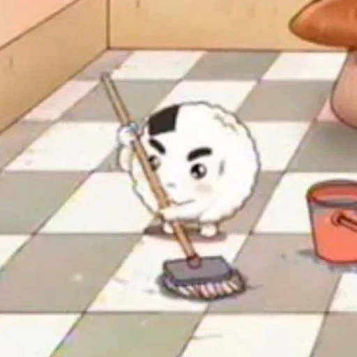 cat, gatto, le persone, palle di riso, crayon shin-chan russo