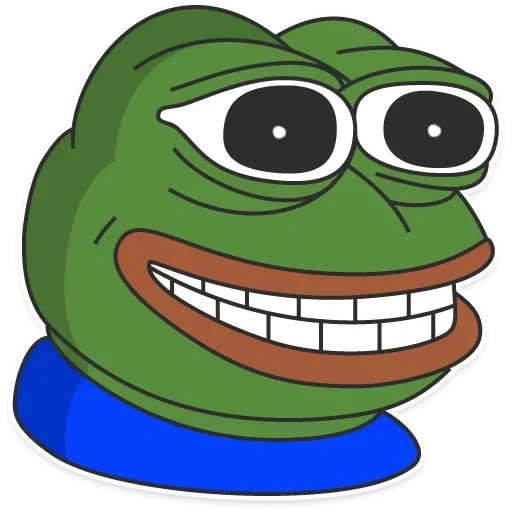 pepe, pepe toad, der froschpepe lächelt, der froschpepe emoji