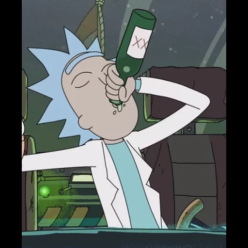 rick morty, rick sanchez minum, nimbusrik moti, rick sanchez minum, rick dan morty