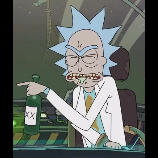 rick, anime, rick morty, rick sanchez bukhoi, rick dan morty