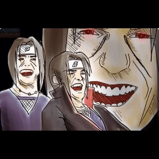 itachi ahegao, itachi se ríe, itachi meme sobre el clan, naruto terco sasuke, genjutsu de este nivel no me funciona un meme