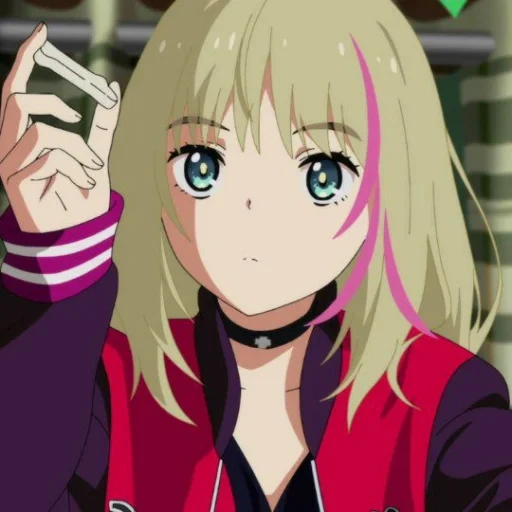 menina anime, personagem de anime, animação rika river, wondereggpriorityedit, rika kawai wonder egg priority