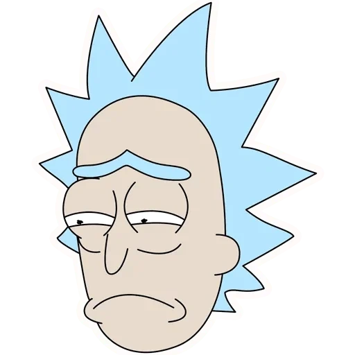 rick, rick morty, rick sanchez, le visage de rick sanchez, rick mortic rick head