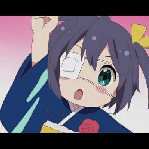 lindo anime, tacanarika, papel de animación, animación de imagen de animación, animation rikka takanashi meme