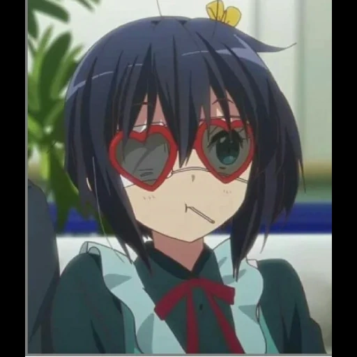 creatividad de animación, arte de animación, animación linda, personajes de animación, rikka takanashi stim