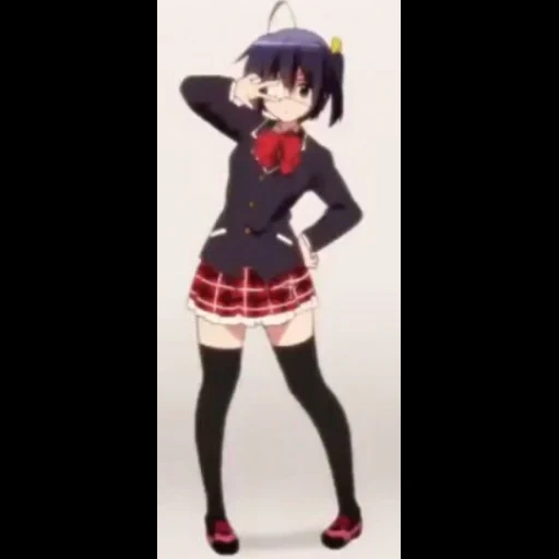 ragazza anime, rickka takanashi, personaggi anime, rickka takanashi dance, balla di ricca takanashi