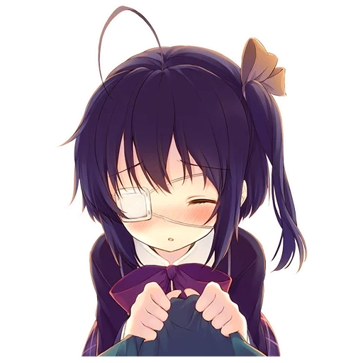 rica tacanash, papel de animación, rica es muy mala somos muy malos, rikka takanashi avatar, la peculiaridad del amor no es un obstáculo