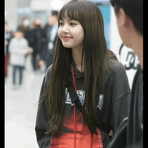 cámara, mujer joven, rosa negro, el teléfono es una cámara, lalisa manoban debut