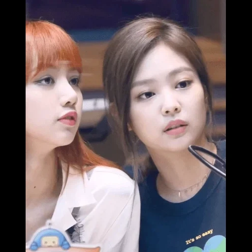 jenlisa, black pink, jennie lisa, jennie blackpink, группа блэк пинк без макияжа