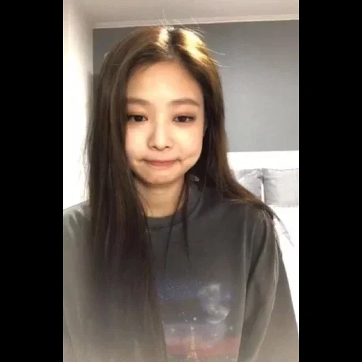 jenny kim, jenny pink hitam, jennie blackpink, gadis korea, jenny blackpink tanpa makeup