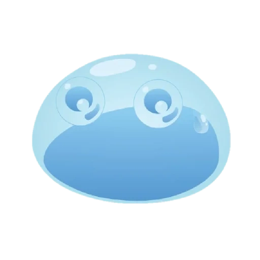 слизь, голубые капли, голубая капля, размытое изображение, водный пузырь иконка