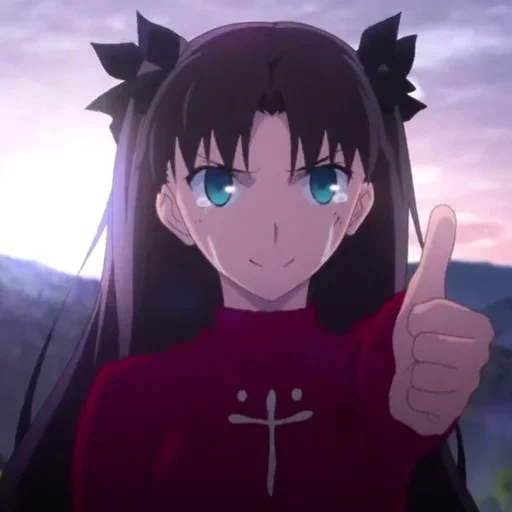 tosaka rin, anime girls, anime characters, rin tosaka fancervice, fate night of fight the infinite world of blits