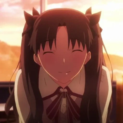rin tosaka, filles anime, fille animée, fate stay night, personnages d'anime