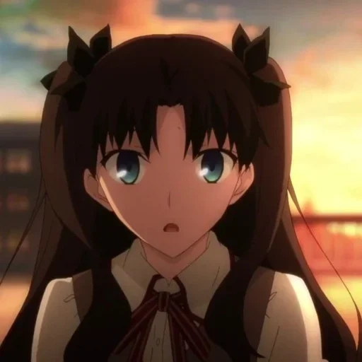 tosaka rin, anime girls, destino/stay night, personagens de anime, fate stay night unlimited blade works rin