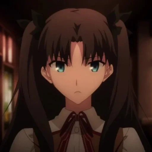 rin tosaka, ragazza anime, destino/soggiorno notte, personaggi anime, rin tosaka tsundere