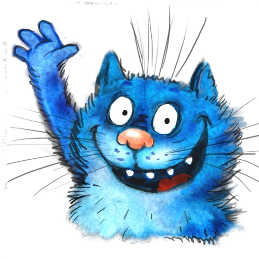 синий кот, голубой кот, синий кот тг, синие коты ирины зенюк