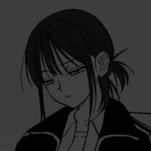 imagen, manga de anime, anime triste, anime blanco negro, dibujos de anime tristes