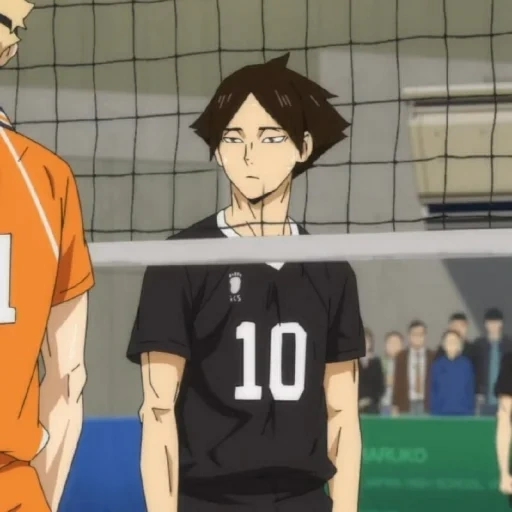 haikyuu, haikyuu bola voli, anime volleyball suna, haikyuu rintaro suna, screenshot singa voli anime