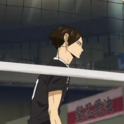 haïkyuu, volleyball anime, personnages d'anime, von anime volleyball, anime volleyball inarizaki