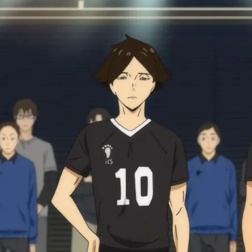 haïkyuu, volleyball anime, anime volleyball osamu, personnages anime volleyball, anime volleyball suna rintaro