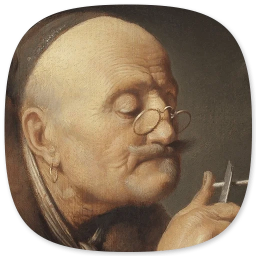 иллюстрация, a scholar sharpening his quill, картины голландцев, семён фарада двойники, искусство картины
