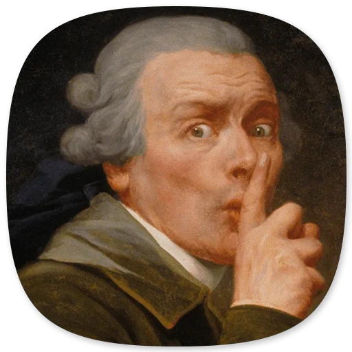 жозеф дюкре автопортрет, дюкрё жозеф joseph ducreux 1735-1802, жозеф дюкре зевающий автопортрет, иллюстрация, a sentimental journey through france and italy