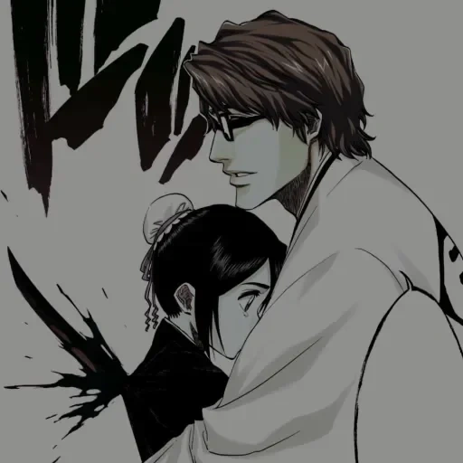 couple anime, manga blich, manga anime, manga de javel, aizen hinamori