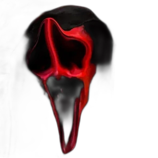godille, ténèbres, le crâne du corbeau, masque sanglante, pg055 masque de crâne diable