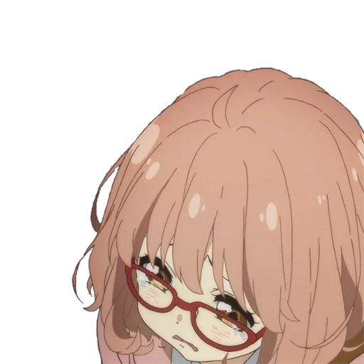 kuriyama, lunettes d'anime, mirai kuriyama, kuriyama mirai, kuriyama mirai anime