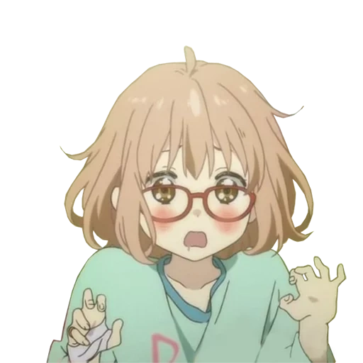 kuriyama, mirai kuriyama, kuriyama mirai, kuriyama glasses, behind the facet of kuriyama