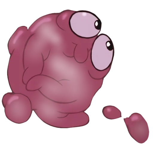 personaje, hipopótamo rosa, planeta de tesoros morph