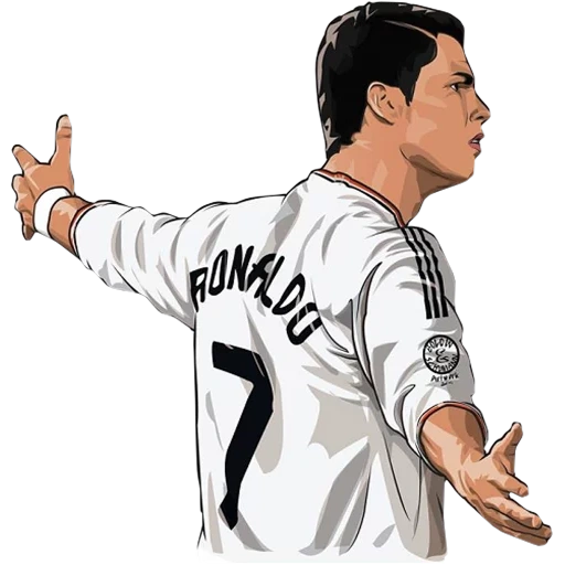 ronaldo, ronaldo cartoon, cristiano ronaldo, cartoon ronaldo, pictures of bell football players