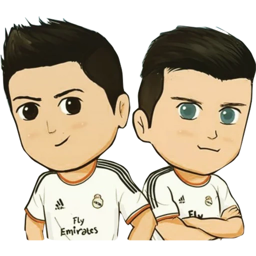 pack, cristiano ronaldo, kartun cristiano ronaldo