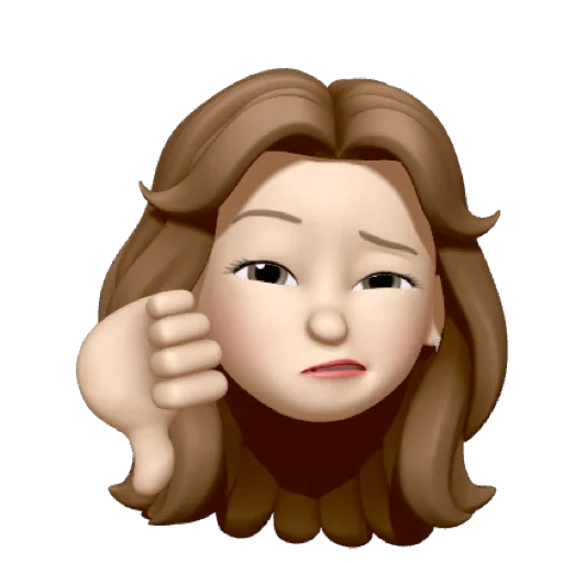 emote, memoji, criança, oracle preto, menina de expressão iphone