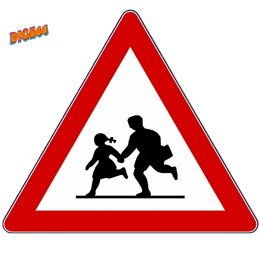 signes des règles de trafic, panneaux routiers, attention signer les enfants, signes routiers de la russie, signes routiers de mouvement