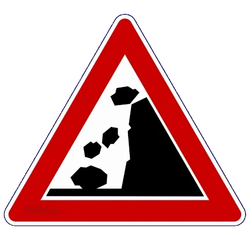 las señales de tráfico, señales de letreros de carretera, señales de advertencia, señales de tráfico, señales de advertencia triangulares