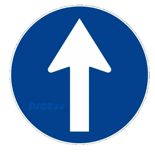segni, segnali stradali, il movimento del segno è dritto, segni stradali della russia, segnali stradali
