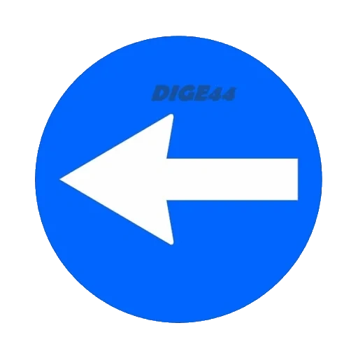 sign to the left, sign of a detour, sign of the arrow, sign bypass on the left, the detour is prohibited