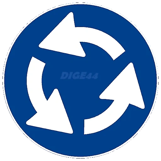 road signs, signs of movement, traffic signs, road signs arrows, signs of circular motion