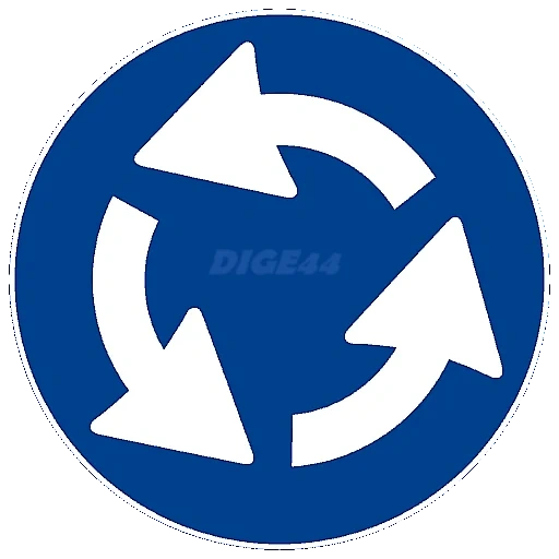 panneaux routiers, signes de mouvement, panneaux de signalisation, signes routiers arrows, signes de mouvement circulaire