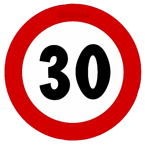 panneaux routiers, signe de restriction, restrictions de vitesse, signe de restriction de vitesse, signes routiers restriction de la vitesse 30